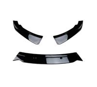 bas de caisse Lèvre Spoiler De Pare Chocs Avant Sandard 3x Ailerons De Pare Chocs Compatible Avec Série 1 F20 F21 116i 118i 120i 2011-2019(Glossy Black)