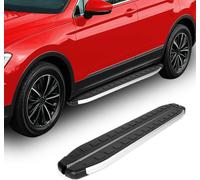 Bas de caisse Marchepieds latéraux pour Opel Antara 2016-2020 Alu Noir