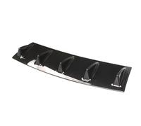bas de caisse Spoiler Pare chocs Arrière Extérieur Universel En Fibre Carbone Noire ABS Diffuseur Châssis Accessoires Auto Style Aileron Requin À 3 Ou 5 Ailerons(Carbon fiber5)