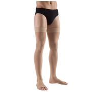 Bas de Compression Médicaux Cuisse Haute avec Bande de Silicone, Bout Ouvert & Talon Renforcé - Classe II (23-32 mmHg) - Unisexe, Soulagement pour Varices & Jambes Fatiguées
