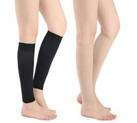 Bas De Compression Mollets Homme & Femme, 20-30mmhg Bas De Contention Sans Pied Medical Classe 2 Soutien Graduel,Chaussette Contention sans Pieds pour Shin Splint, Veine Variqueuse, Oedème