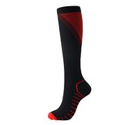 Bas De Contention - 1 Paire Femme Et Homme Multicoloured Chaussettes De Compression Orthopédiques Chaussettes Personnalisées Pour Sportive, Cyclisme, Voyage En Avion, Course À Pied，de Vol Et De Voyage
