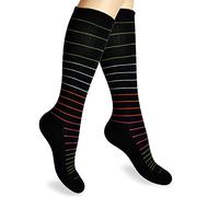 Bas de Contention Coton pour Femme. Chaussettes de Soutien et Circulation