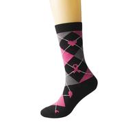 Bas De Contention Femme-Chaussettes Contention Homme-Chaussettes de Compression à Imprimé pour Journée Mondiale de Lutte contre Cancer du Sein Confortables pour la Course et les Activités Extérieures