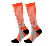 Bas De Contention Femme Homme 1 Paires Multicoloured Chaussettes De Compression Orthopédiques Chaussettes Personnalisées Pour Sportive, Cyclisme, Voyage En Avion, Course À Pied，de Vol Et De Voyage