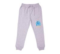 Bas De Jogging Coton Gris Chiné Logo Brodé Enfant Om