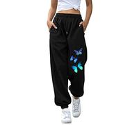 Bas De Jogging Femme Pantalon Coton Droit Ete Sport Grande Taille Survêtement Fluide Gaze Gris Ensemble Survetement Vetement Décontracté Ample Molleton Noir D'intérieur Yoga Orange