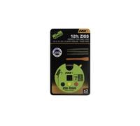 Bas de ligne Fox Edges Zig Rig 12lb 12ft (x3) Marron Taille 8