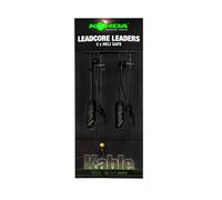 Bas de ligne Korda Leadcore leader Heli Safe (x2) Noir 1 m