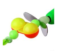 Bas de ligne pour pêche de banque avec flotteurs, perles et boutons-pression, comprend des crochets circulaires 6/0 8/0 10/0, configuration fluorescente haute visibilité pour la nuit ou le trouble