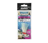 Bas de ligne Ragot Mitrargent 5 H1/0 50 Blanc 1/0