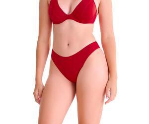 Bas de maillot de bain brésilien femme Lisca Portofino Rouge 38