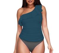 Bas De Maillot De Bain Menstruel Bain Short Femme Maillot Femme Gainant Bas Menstruel Gainant Ventre Plat Push Up String Sexy Maillots Une PièCe Ensemble Double Push Up