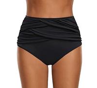 Bas de Maillot de Bain Menstruel Femme et Adolescente - Absorbant Antifuite et Anti Odeur - Culotte de Bain Menstruelle Flux Moyen - Discret Confortable et Innovant - Piscine et Plage Mode Chic