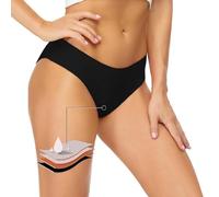 Bas de Maillot de Bain Menstruel sans Coutures Femme - Absorbant Anti-Fuite et Anti Odeur- Culotte de Bain Menstruelle Taille Haute Slip Maillot de Bains Menstruel Ado Regle Culotte Menstruelle