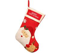 Bas de Noel,Chaussettes de Noel Bas de Noel de feutre de 45CM Parfait pour la maison Cadeaux Cheminee Accessoire
