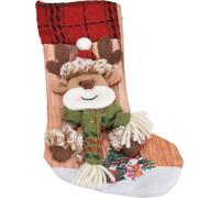 Bas de Noël imprimé en trois dimensions Cadeau��tenu ornement pour��la cheminée d'arbre Hangingdeer