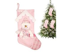 Bas de Noël | Jolie du Père Noël Elk Stockings Christmas with Sequins | Décorations de Vacances en Famille Grands Bas, Sac de Bonbons décoratif de Noël