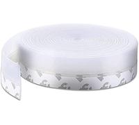 Bas de Porte Adhésif,5M x 25MM Transparent Bande D'étanchéité en Silicone Souple Adhésif Imperméable à l'Eau Isolement du Bruit pour Porte Fenêtre Anti Souris Fourmi Cafard Insectes