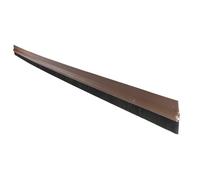 Bas de porte adhésif - GEKO - 98 cm - PVC - Brosse en polypropylène - Marron