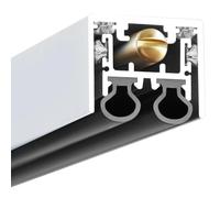 Bas de Porte Automatique - Double Joint de Bas de Porte Isolant Phonique | Plinthe Automatique Encastrée pour Porte 76 80 82 97 100 120 cm, Joint de Seuil de Porte à Descente Dissimulé(23.6"/60cm)