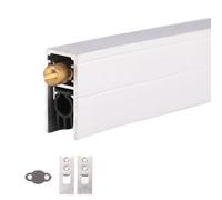 Bas de Porte Automatique Joint de Sol Encastré pour Porte Automatique, Joint D'insonorisation Sur Mesure pour Ascenseur Automatique, Bloc Anti-bruit pour Espace Inférieur Escamotable(50in/127cm)