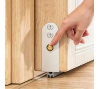Bas de Porte Automatique Plinthe Automatique Encastrée pour Porte | Bas de Porte Automatique Réglable, Joint D'étanchéité avec Bande en Silicone, Occultation de La Lumière