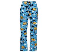 Bas de pyjama de Sesame Street - Cookie Monster - Tête - S à 3XL - pour Femme - bleu L