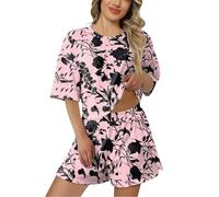 Bas De Pyjama Femme Ado Fille Pijamas pour en Coton Kigurumi Adulte Enceinte Femm Chaud Et Doux Pijama Femmes Courtes Pantacourt Halloween Noel Satin Nuit Stitch Grande Taille