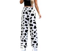 Bas De Pyjama Femme Pantalon Nuit Confortable Coupe Large Détente Tenue Sommeil Profond d'hiver Chaud Confort Extrême D'intérieur Taille Élastique Poche Légère Pratique