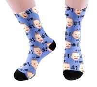 Bas de Saint-Valentin pour Couples Confortables et Chauds pour un Usage Quotidien à la Maison en Hiver (Navy, One Size)