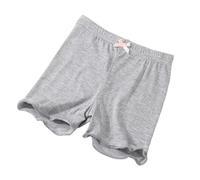 Bas de short en fibre pour adultes Doux et respirant Filles en dehors de l'assurance Pantalons pour activités quotidiennes scolaires Pantalons courts doux, gris, P