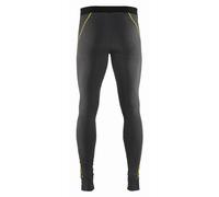 Blaklader 18441734 Pantalon de sous-vêtements Xlight 100% MERINO, Gris foncé/Jaune, taille L