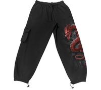 Bas de survêtement de Spiral - Oriental Dragon - Jogging Cargo Décontracté - S à XXL - pour Homme - noir L