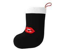 Bas décoratifs de Noël HJFCZH Kiss The Lips Prints pour fête de Noël