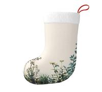 Bas décoratifs de Noël WHJSHOP Plante Close-Up Motif pour Noël Vacances Fête