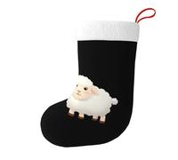 Bas décoratifs de Noël WHJSHOP The Shy Little Sheep Pattern pour fête de Noël