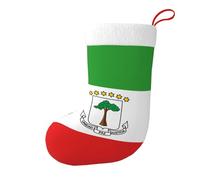 Bas décoratifs de Noël WHJSSF Drapeau de la Guinée équatoriale Imprimé pour Noël Fête de Vacances