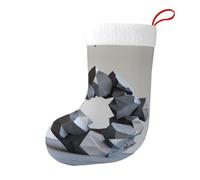 Bas décoratifs de Noël YYHWHJDE Strange Irregular Graphics Impression pour Noël Fête de Vacances