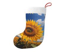 Bas décoratifs de Noël YYHWHJDE tournesols dans le soleil levant impression pour fête de Noël