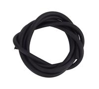 Bas élastique en latex multicolore, plusieurs tailles, 1 mètre(Black,ID1.7 x OD4.5mm)