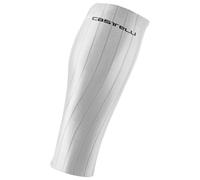 Castelli Manchons de compression Fast Legs Rosso Corsa blanc Femme M
