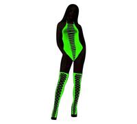 Bas Filet phosphorescents, Brillent dans Le Noir, idéal pour soirée déguisée, Cosplay ou événement Halloween#M