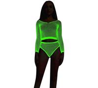 Bas Filet phosphorescents, Brillent dans Le Noir, idéal pour soirée déguisée, Cosplay ou événement Halloween#M