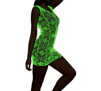 Bas Filet phosphorescents, Brillent dans Le Noir, idéal pour soirée déguisée, Cosplay ou événement Halloween#M