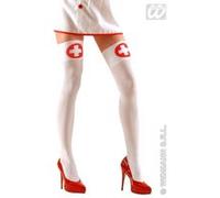 Widmann – Bas Party Fashion pour infirmière sans couture overknee 70 DEN – Taille XL Blanc