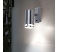 1 pz Wall Glass Fitting GU10 Steel Body 1 Way IP44