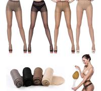 Bas Magiques Super Flexibles Et Indestructibles, 4 Paires De Collants Magiques Indestructibles Super Flexibles, Collants Noirs Transparents Pour Femmes, Bas Extensibles Anti-rayures (MIX,4 pièces)