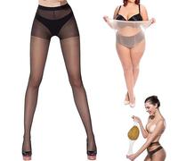 Bas Magiques Super Flexibles Et Indestructibles, 4 Paires De Collants Magiques Indestructibles Super Flexibles, Collants Noirs Transparents Pour Femmes, Bas Extensibles Anti-rayures (Noir,4 pièces)