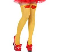 Bas mousse Jaune avec motif Pomme 0 G